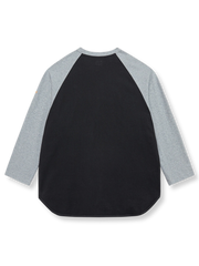 スリーブ コントラストカラー 長袖Tシャツ