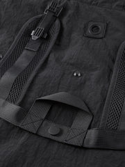 フード付き ショート丈 ベスト