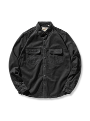 4色 コットン ワークシャツ