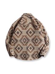 ナバホ ウール混 ツイード オーバーシャツ