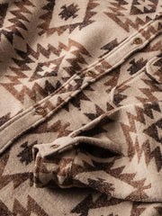 ナバホ ウール混 ツイード オーバーシャツ