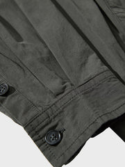 レトロ ジッパー付き ポケットシャツ