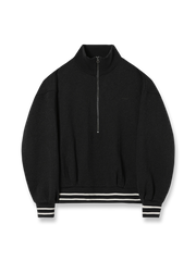 450G ハーフジップ POLOスウェット