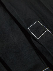 配色 ステッチ 長袖シャツ