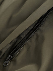 モノトーン・ジップ ポケット フードジャケット