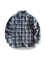 アメカジ チェック柄 コットン 長袖シャツ