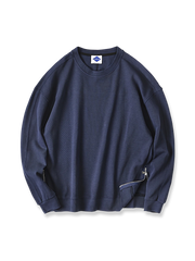 スリットジップ スウェット