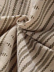 ストライプ コーデュロイ 長袖シャツ