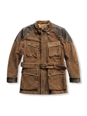 M65スウェード スタンドカラー レザージャケット