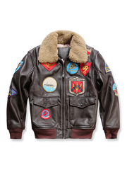 ファーカラー ペブルド レザージャケット