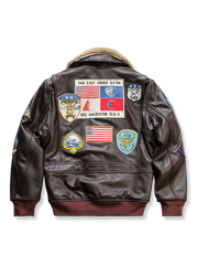 ファーカラー ペブルド レザージャケット