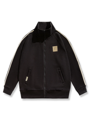 3色 スタンドカラー フルジップ パーカー