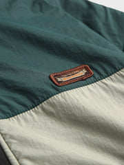 裏ボアフリース カラーブロックジャケット