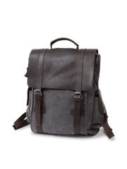 5色 キャンバスレザー混合 バックパック