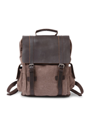 5色 キャンバスレザー混合 バックパック