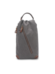 キャンバス+牛革 メッセンジャーバッグ