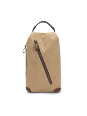 キャンバス+牛革 メッセンジャーバッグ