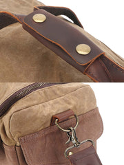 ワックスキャンバス トラベルバッグ