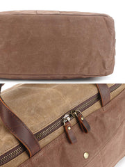 ワックスキャンバス トラベルバッグ