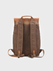 馬革 ワックスドキャンバス リュック