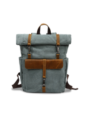 キャンバス&レザーストラップ バック