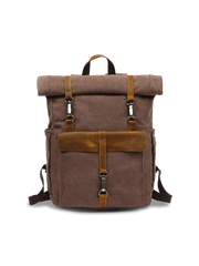 キャンバス&レザーストラップ バック