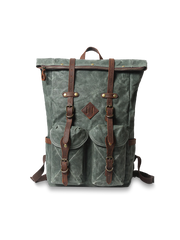 ワックスキャンバス アンティーク風リュックバック