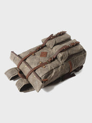 ワックスキャンバス アンティーク風リュックバック