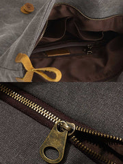 ミニマリスト キャンバスショルダーバッグ