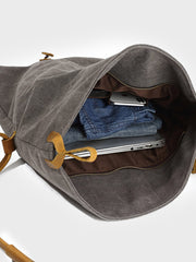 ミニマリスト キャンバスショルダーバッグ