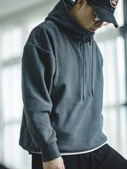 ハーフジップ フリース パーカー