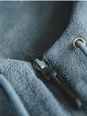 ハーフジップ フリース パーカー