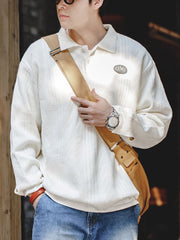 ヴィンテージ ジャカード ニットポロ