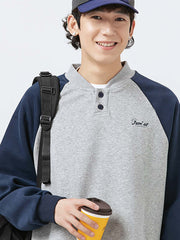 ドロップショルダー ラグランスリースウェット