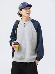 ドロップショルダー ラグランスリースウェット