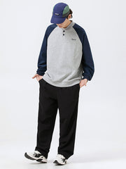 ドロップショルダー ラグランスリースウェット