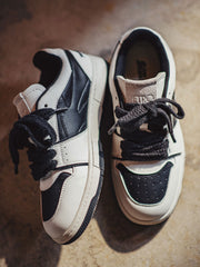 異素材コンビレトロスニーカー