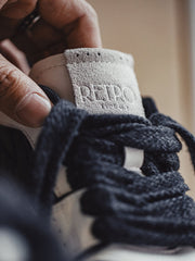 異素材コンビレトロスニーカー