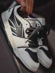 異素材コンビレトロスニーカー