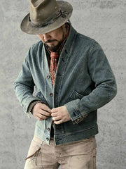 藍染め剣道カーディガンはんてん