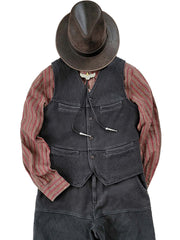 剣道刺し子生地ベスト