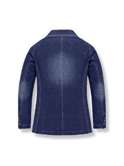 メンズ デニム スーツジャケット