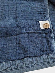 藍染刺し子 レトロベスト