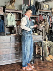 藍染刺し子 レトロベスト