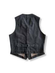 クラシックショールカラー タイトフィットベスト