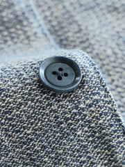 チェック柄 コットンリネンスーツジャケット