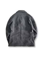 アメリカンビンテージ・カジュアルスーツジャケット全体像を展示、そのクラシックな魅力とディテールが強調されています。