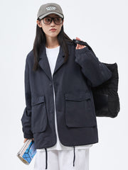 ヴィンテージワックス加工 ビッグポケット テーラードジャケット