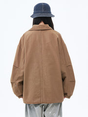 ヴィンテージワックス加工 ビッグポケット テーラードジャケット