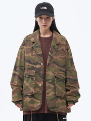 ヴィンテージワックス加工 ビッグポケット テーラードジャケット